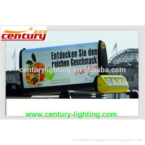 led taxi top advertising
